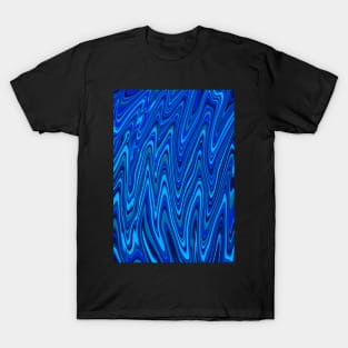 Blue Water Marble T-Shirt